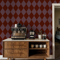Harlequin (Burgundy) Wallpaper WALL BLUSH