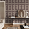 Harlequin (Mauve) Wallpaper WALL BLUSH