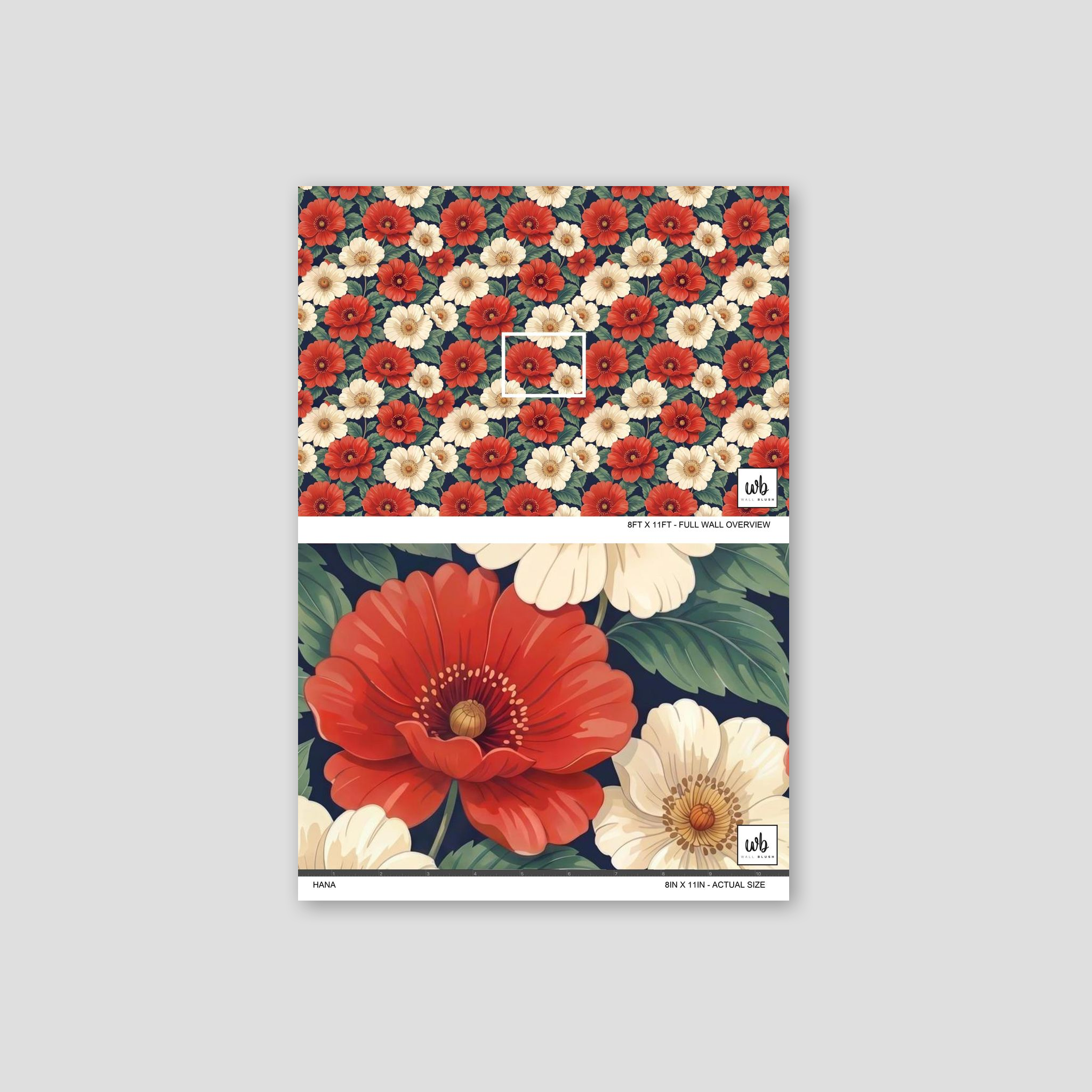 Hana Wallpaper WALL BLUSH