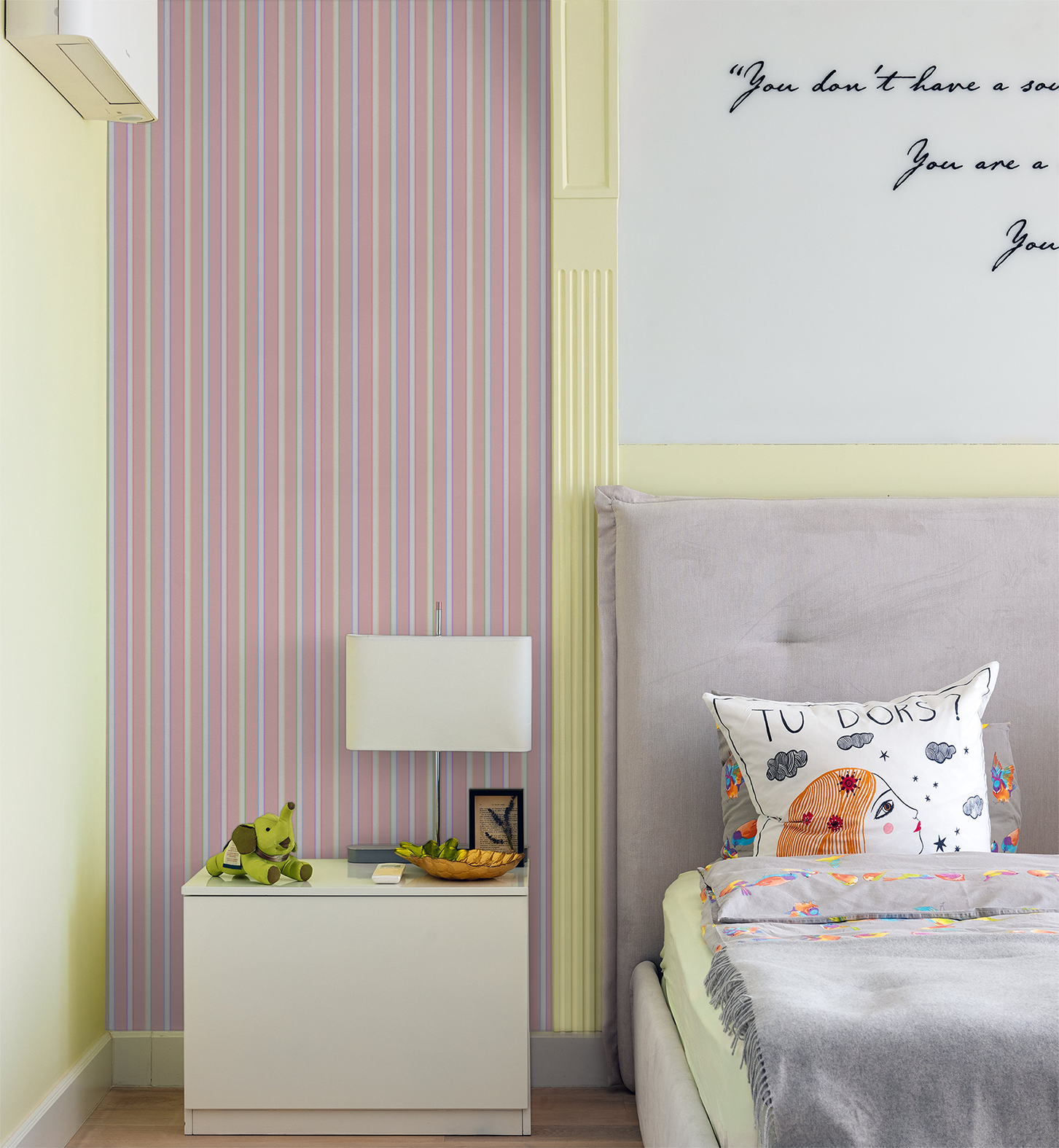 Prism Stripes Wallpaper WALL BLUSH