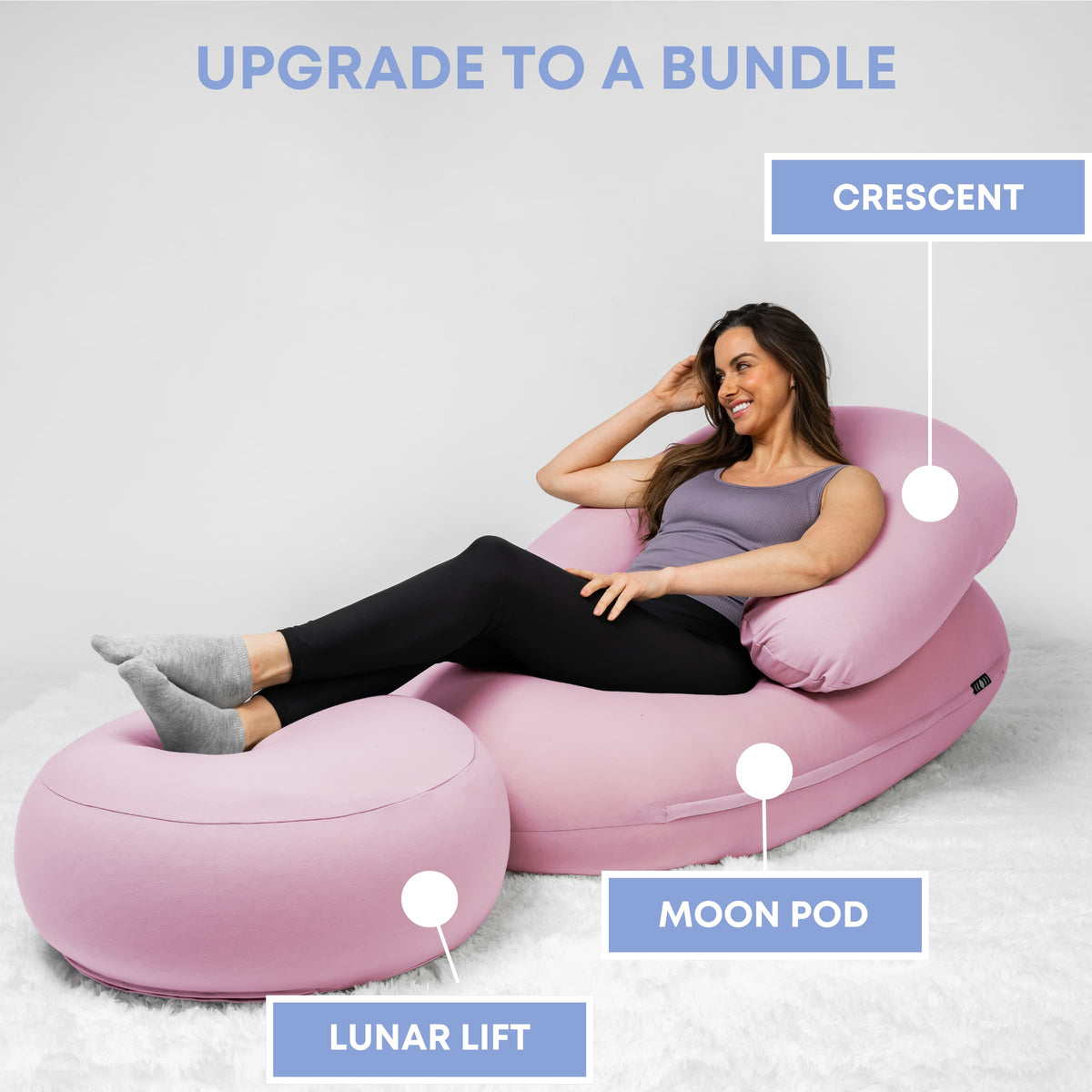 Crescent Backrest Moon Pod
