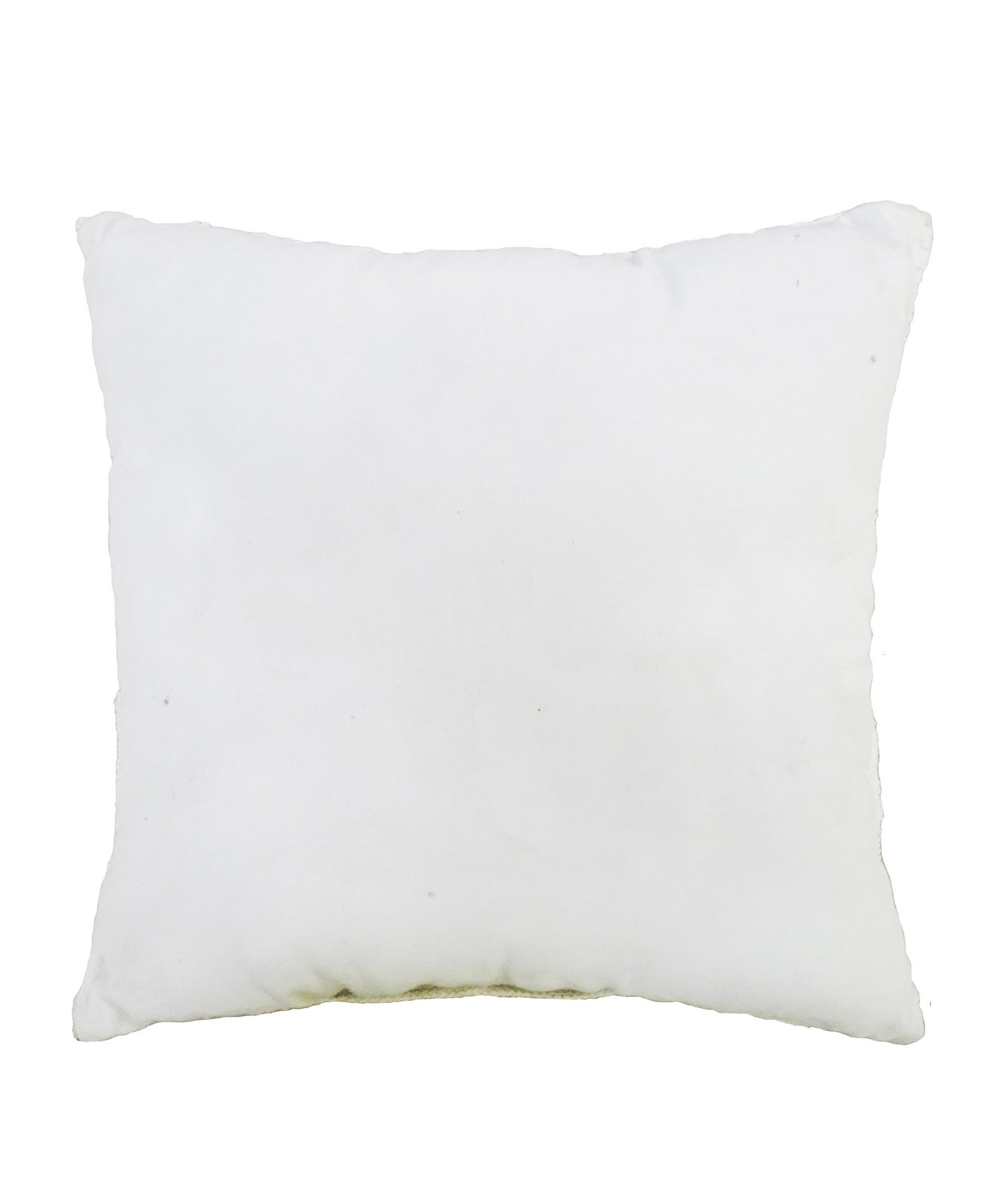 18"x18" White Indoor Outdoor Ogee Decorative Pillow Vibhsa