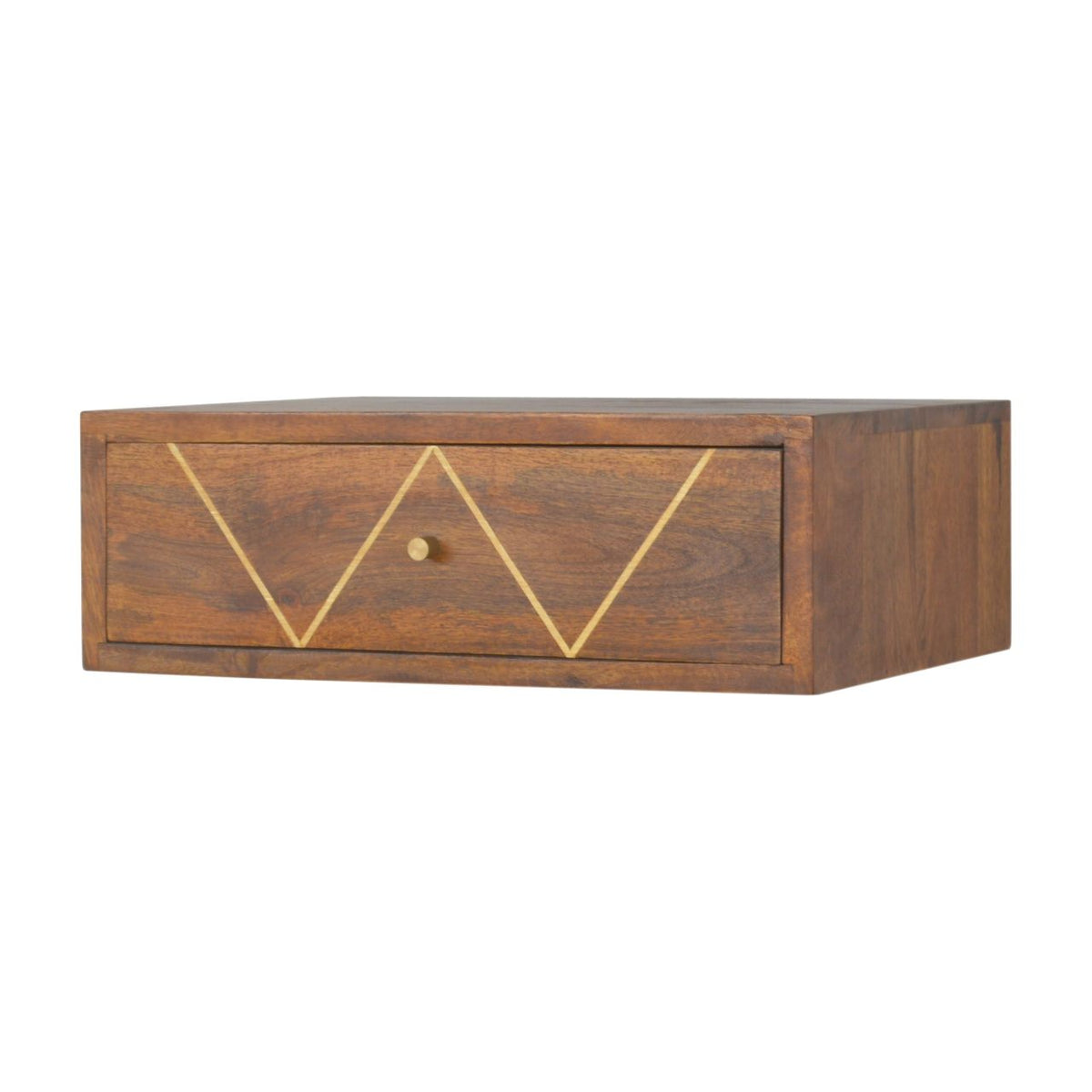 Floating Bedside Table - Chestnut Unique Piece Furniture