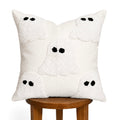 Ivory Tufted Ghost Pillow Cover Busa Designs
