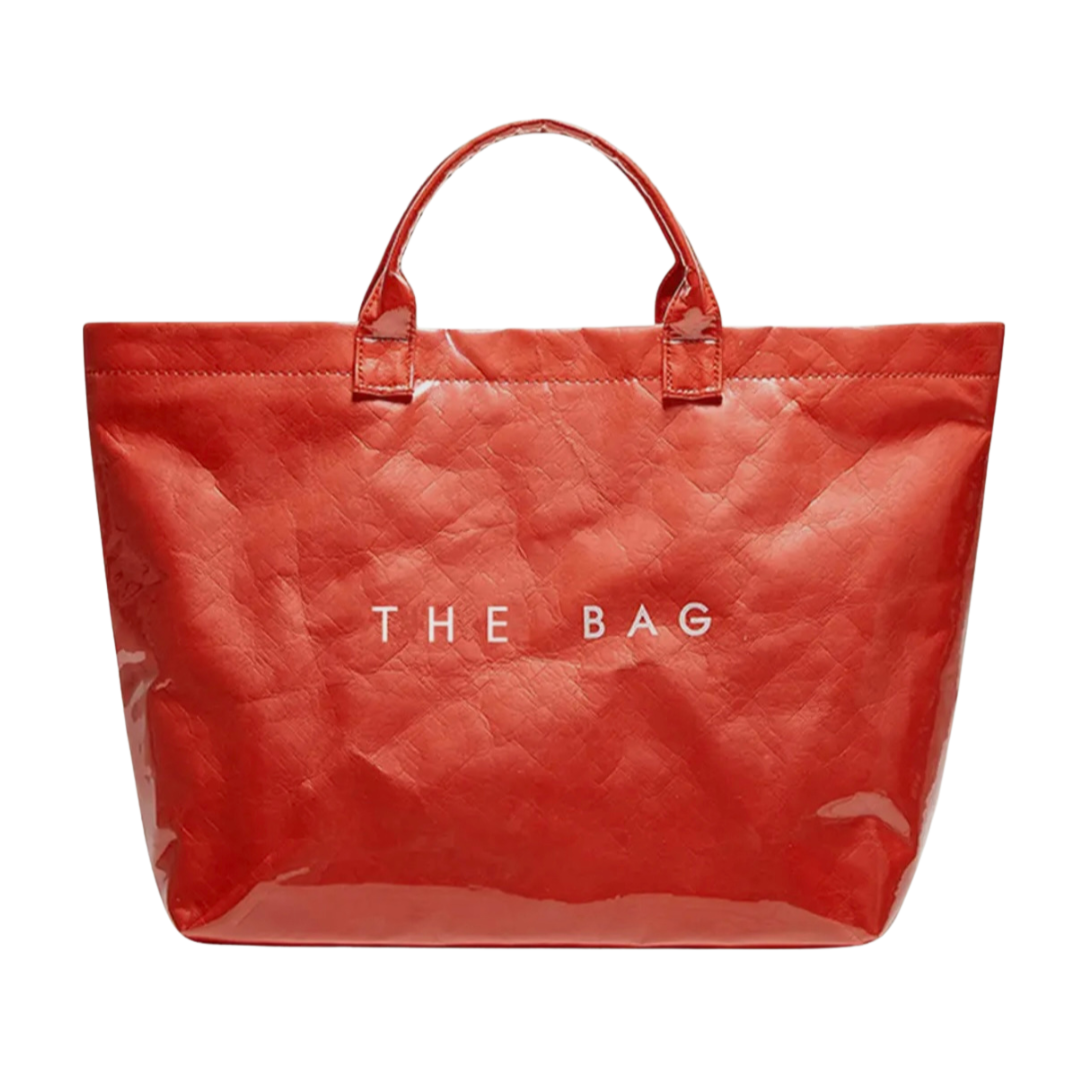 The Bag Waterproof Tote in Red Shop Fête