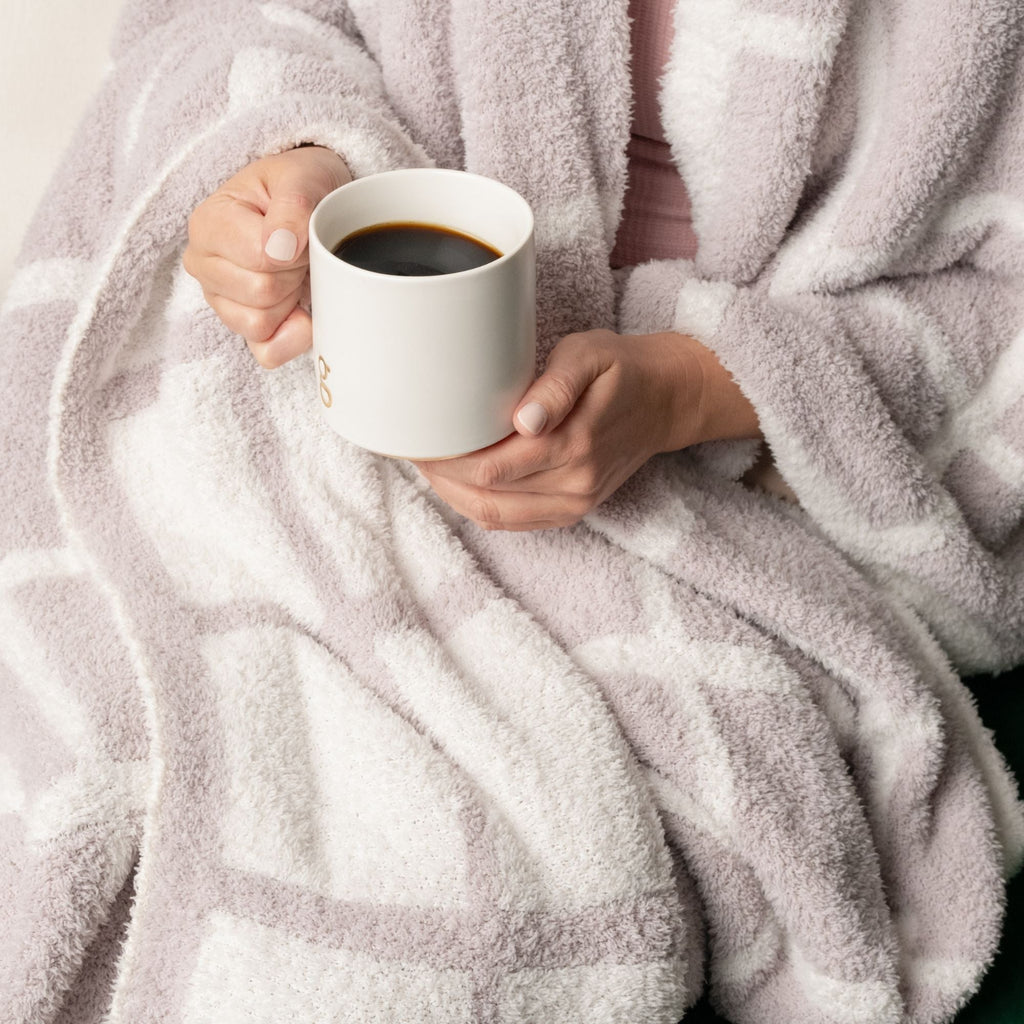 Cozy Stretch Throw Blanket Moon Pod