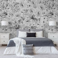 Juliet (Dark) Wallpaper - 14 FT H X 9.5 FT W LUXE WALL BLUSH