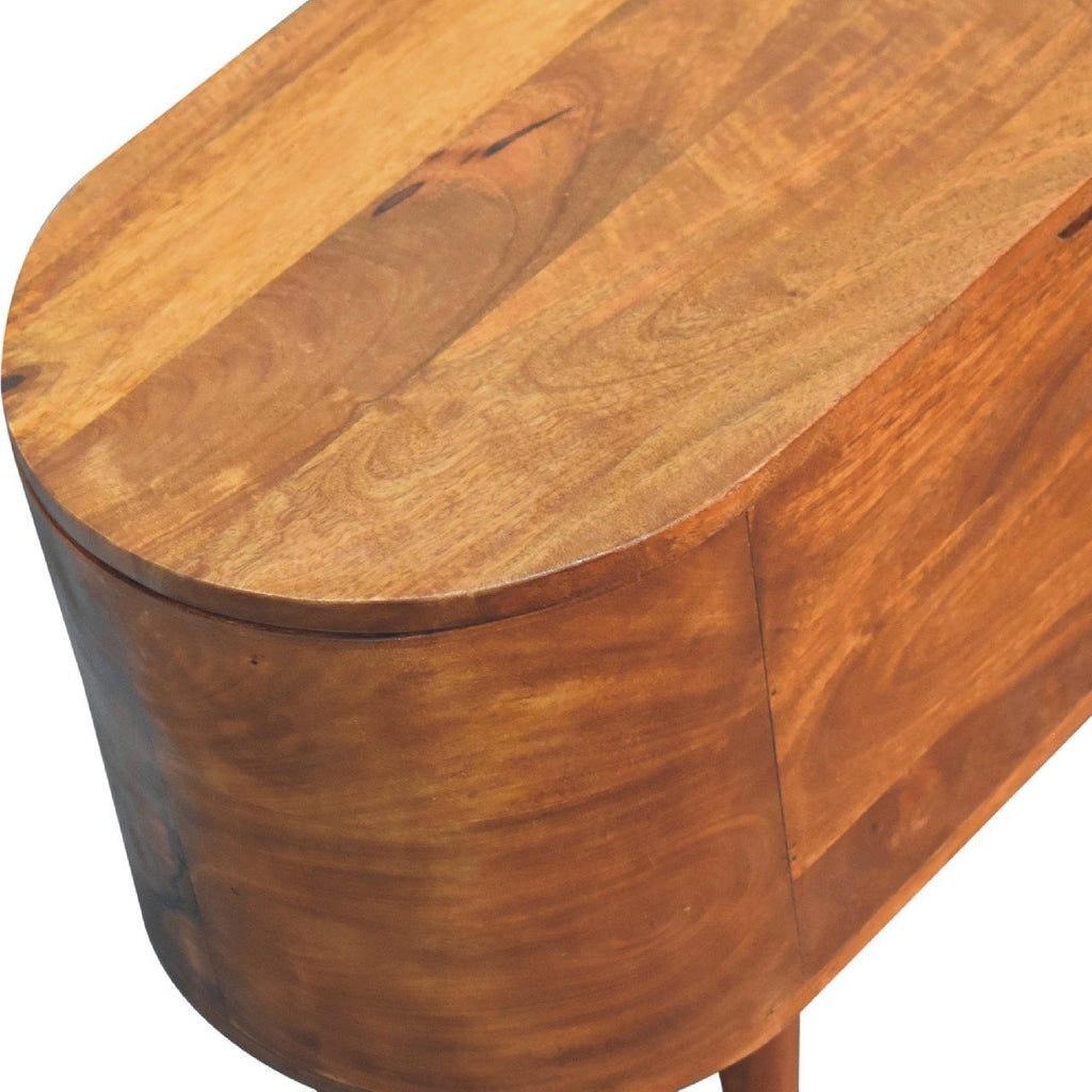 Rounded Lid Up Blanket Box Unique Piece Furniture
