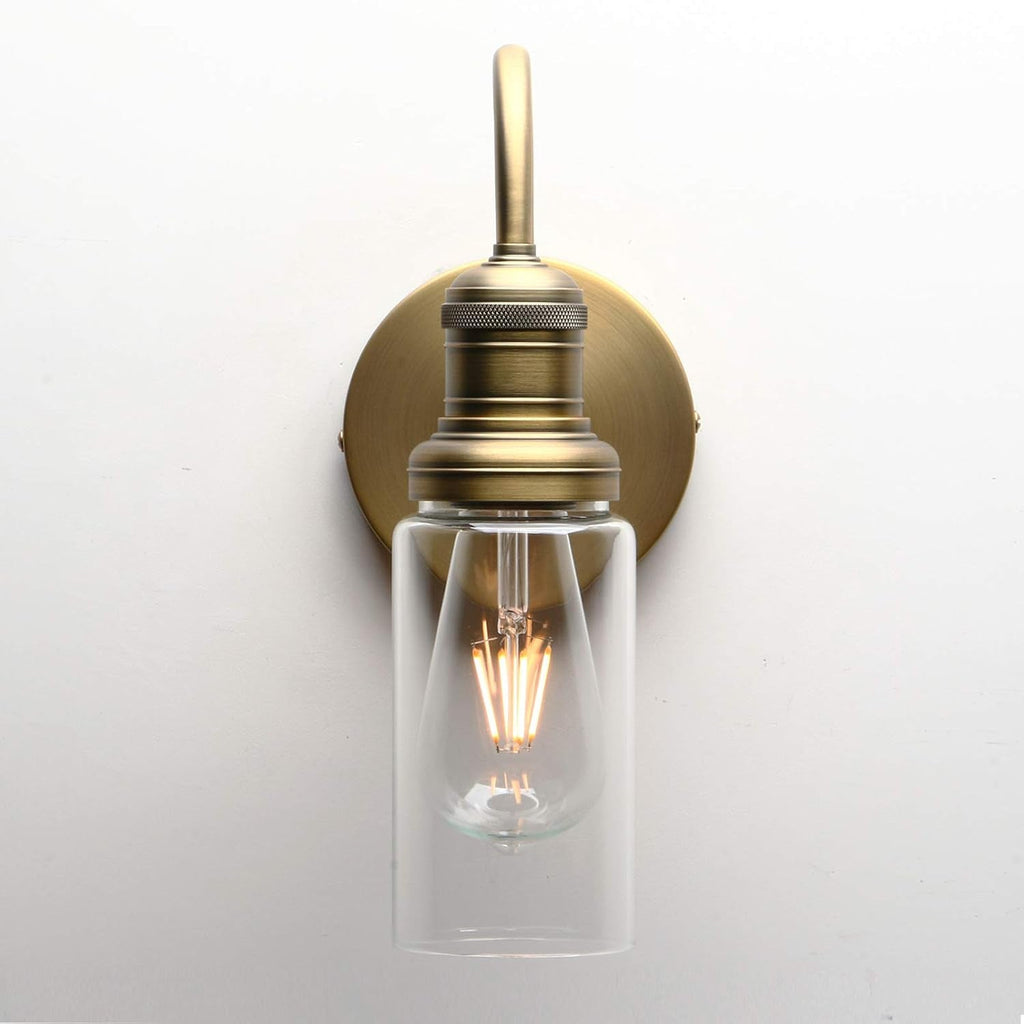 Vintage Gooseneck Wall Mount Single Sconce Farmhouse Decor