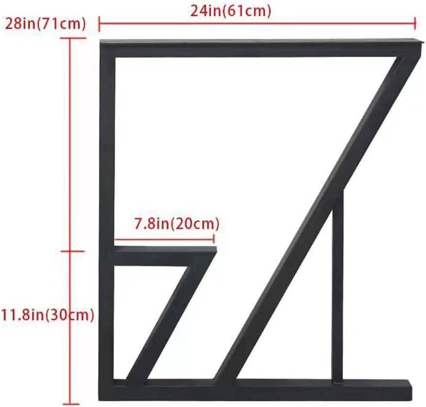 Black Iron Table Legs 28 Inches Industrial Strength ShipItFurniture