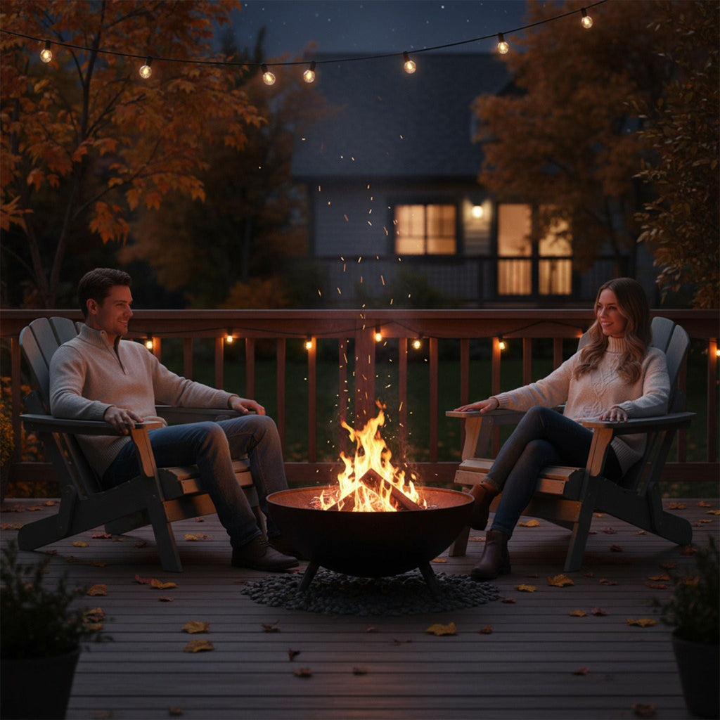Oversize Outdoor Folding Adirondack Chair - Gray Unique Piece Furniture