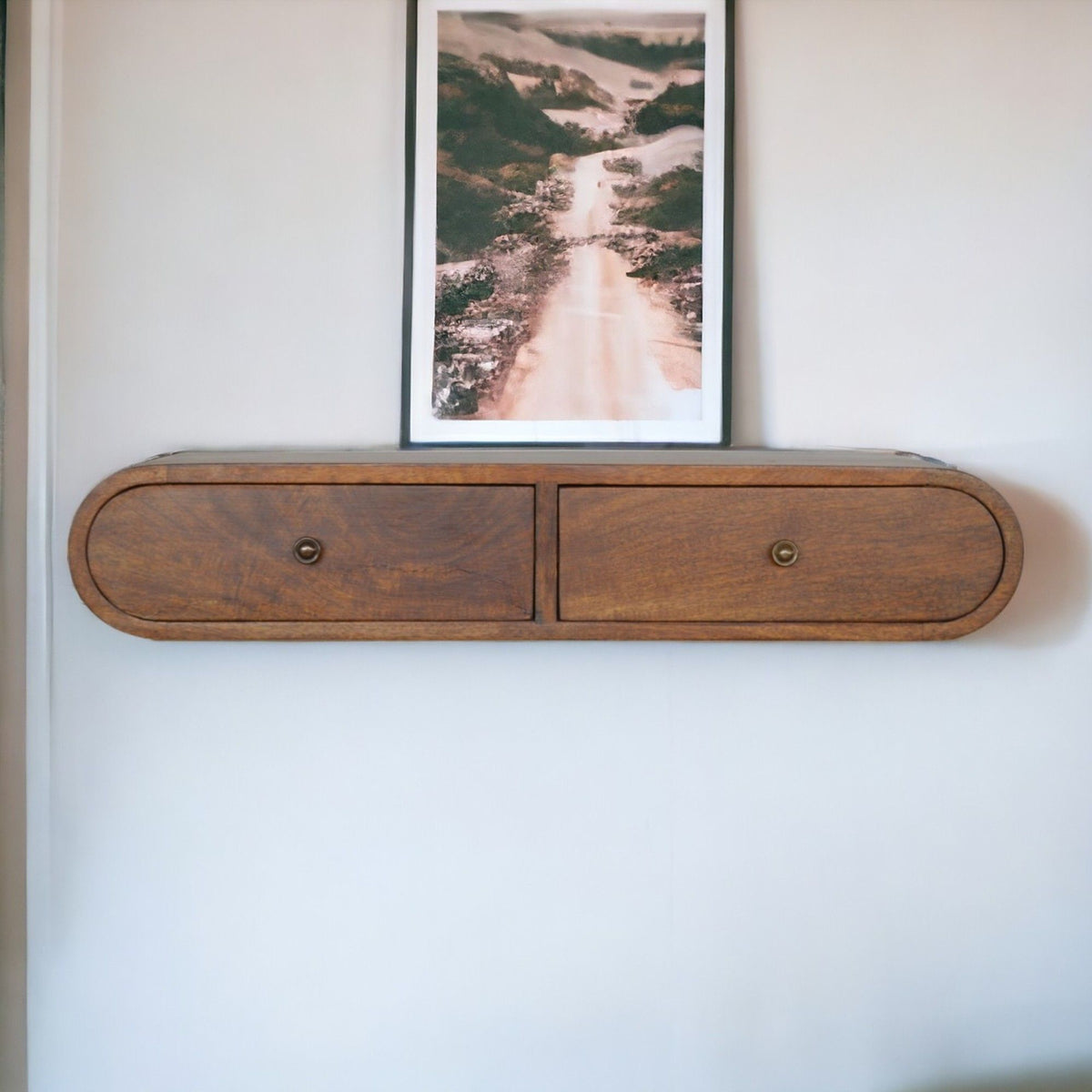 London - Floating Console - Chestnut Unique Piece Furniture