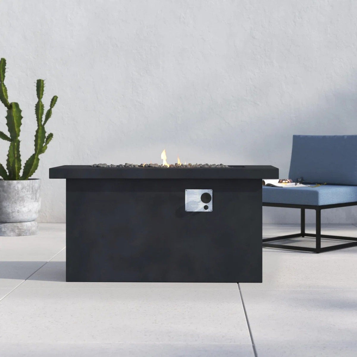 Propane / Gas Outdoor Fire Pit Table Unique Piece Furniture