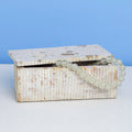 Ataca Marble Box, Large Tea + Linen