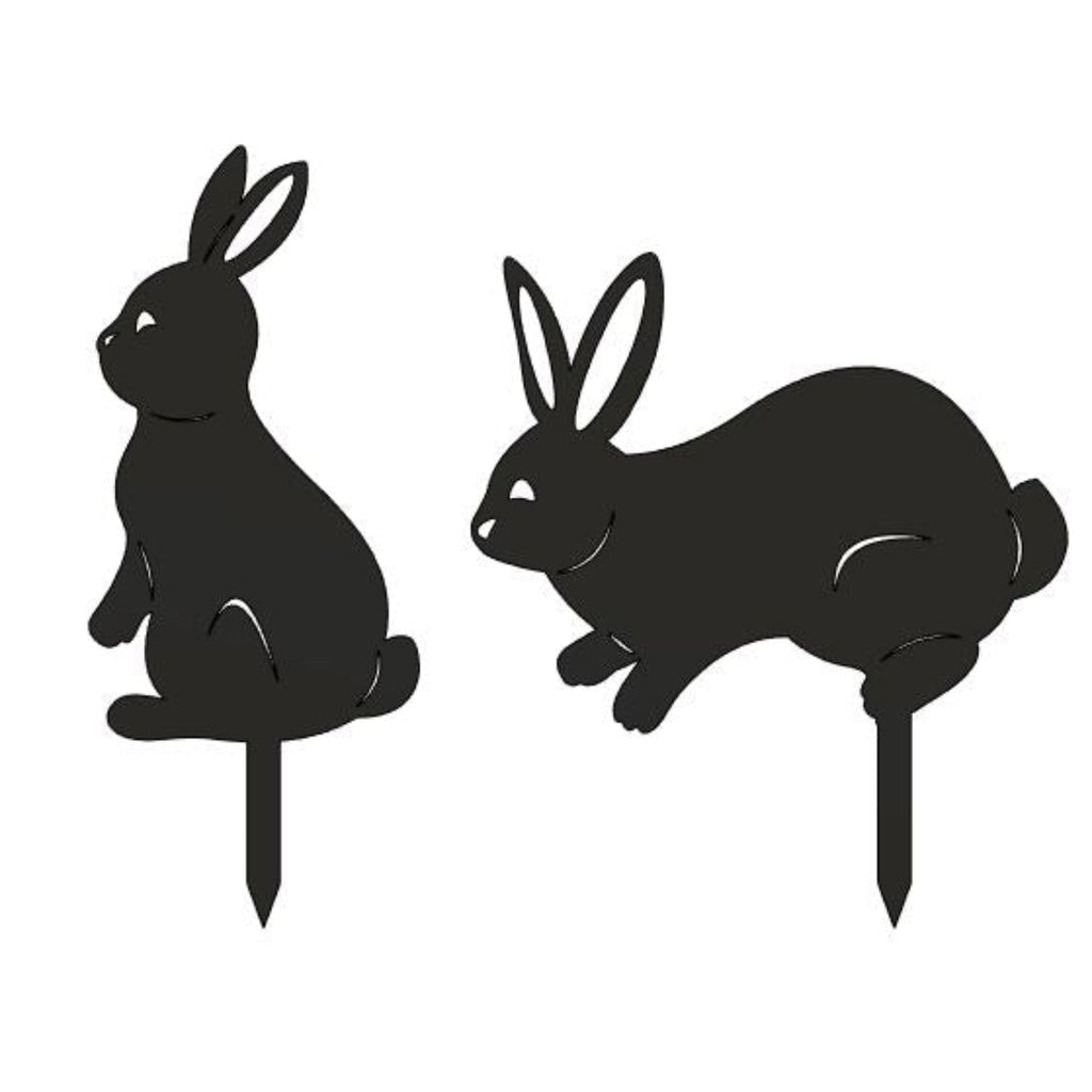 2-Pack Metal Bunny Yard Stakes Northern Forge, LLC