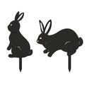 2-Pack Metal Bunny Yard Stakes Northern Forge, LLC