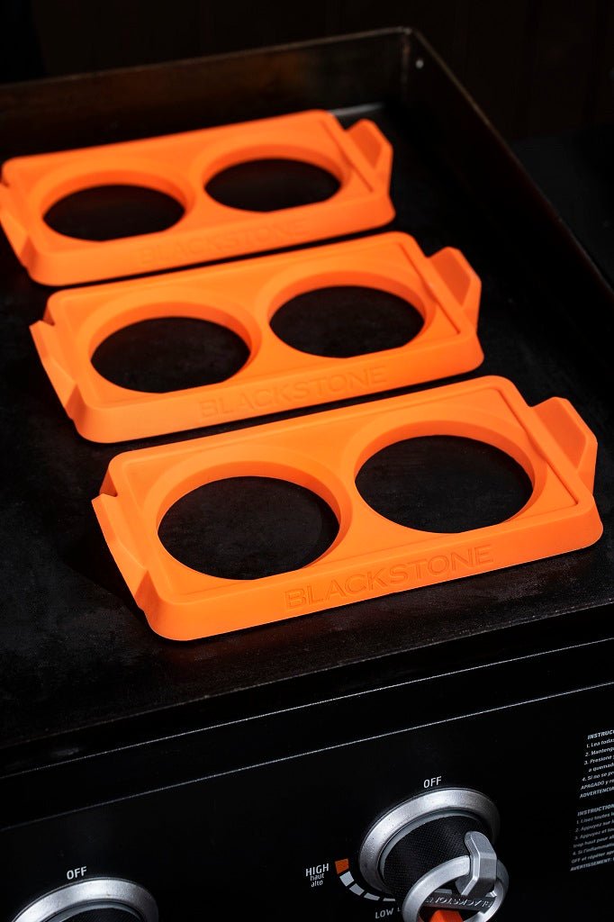 2 Section Egg Ring Tray 3-Pack Blackstone Products (B2B)