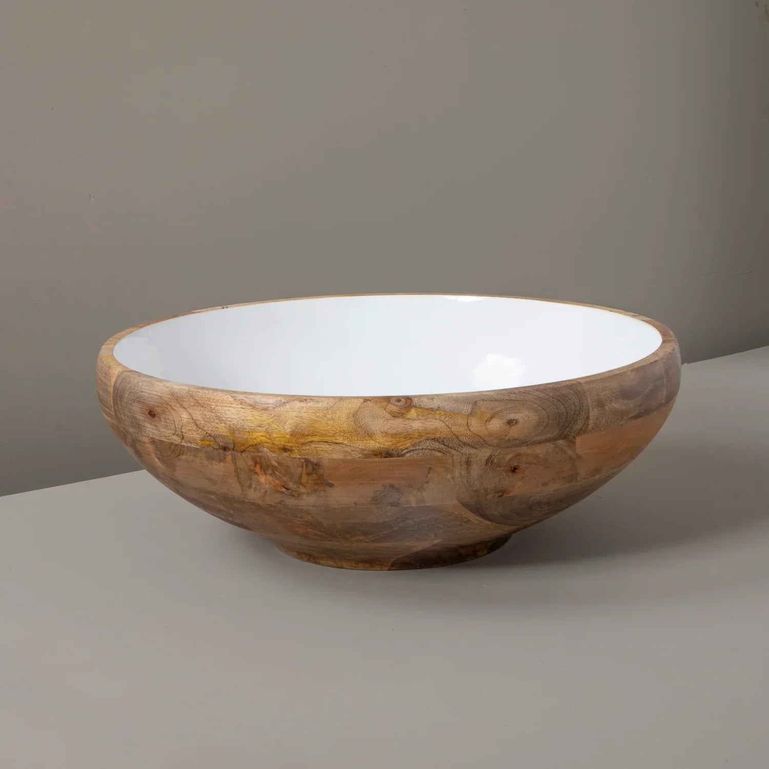 Madras Oval Footed Bowl, Large Tea + Linen