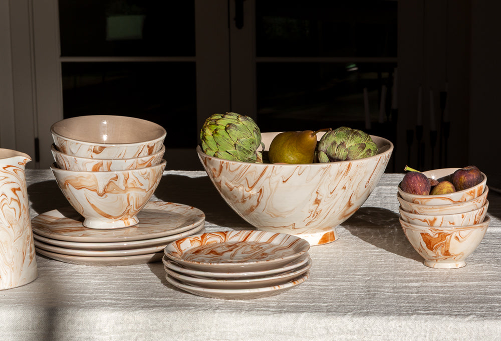 Marbled Terra Bowl - Set of 4
