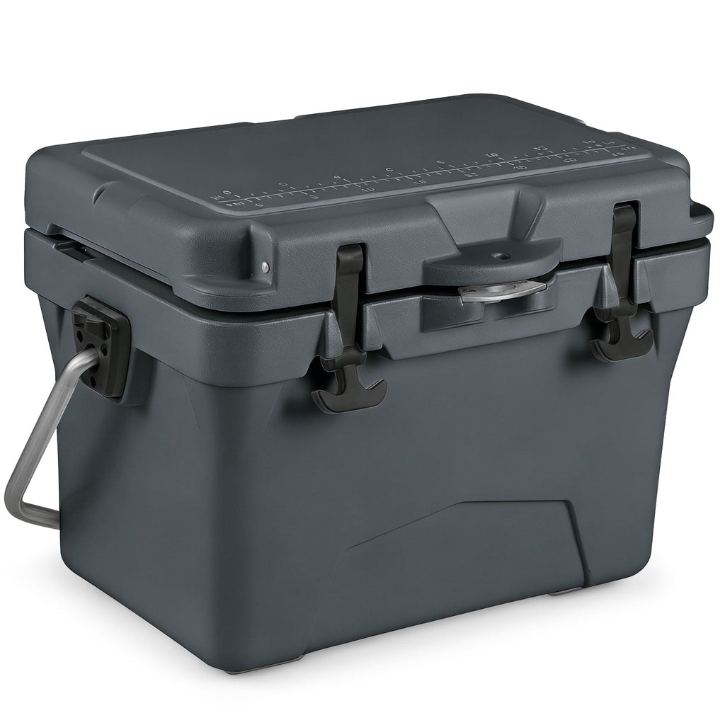 20 Quart Portable Hard Cooler with Built-in Ruler and Bottle DirectDeals