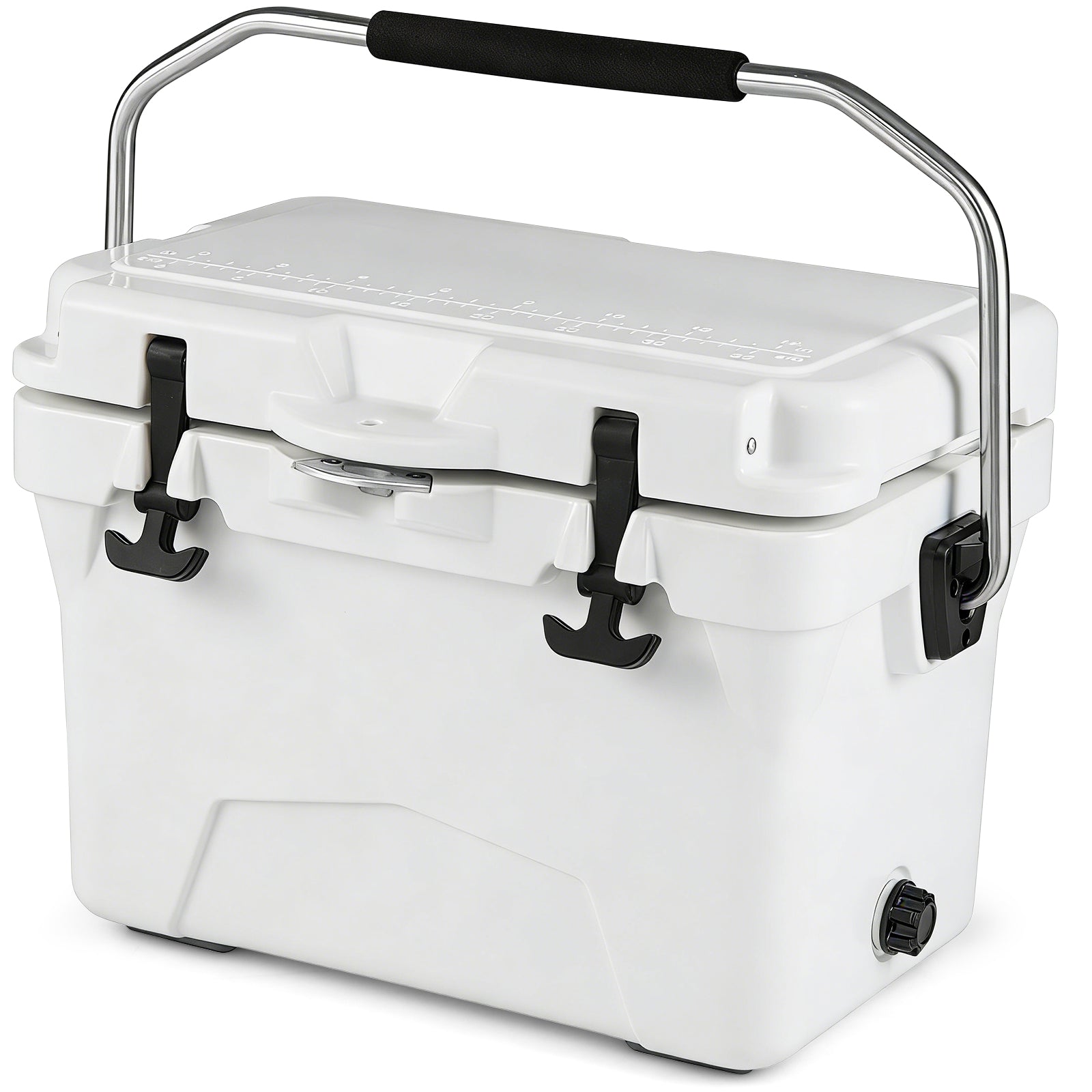 20 Quart Portable Hard Cooler with Built-in Ruler and Bottle DirectDeals