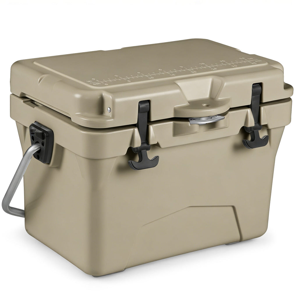 20 Quart Portable Hard Cooler with Built-in Ruler and Bottle DirectDeals
