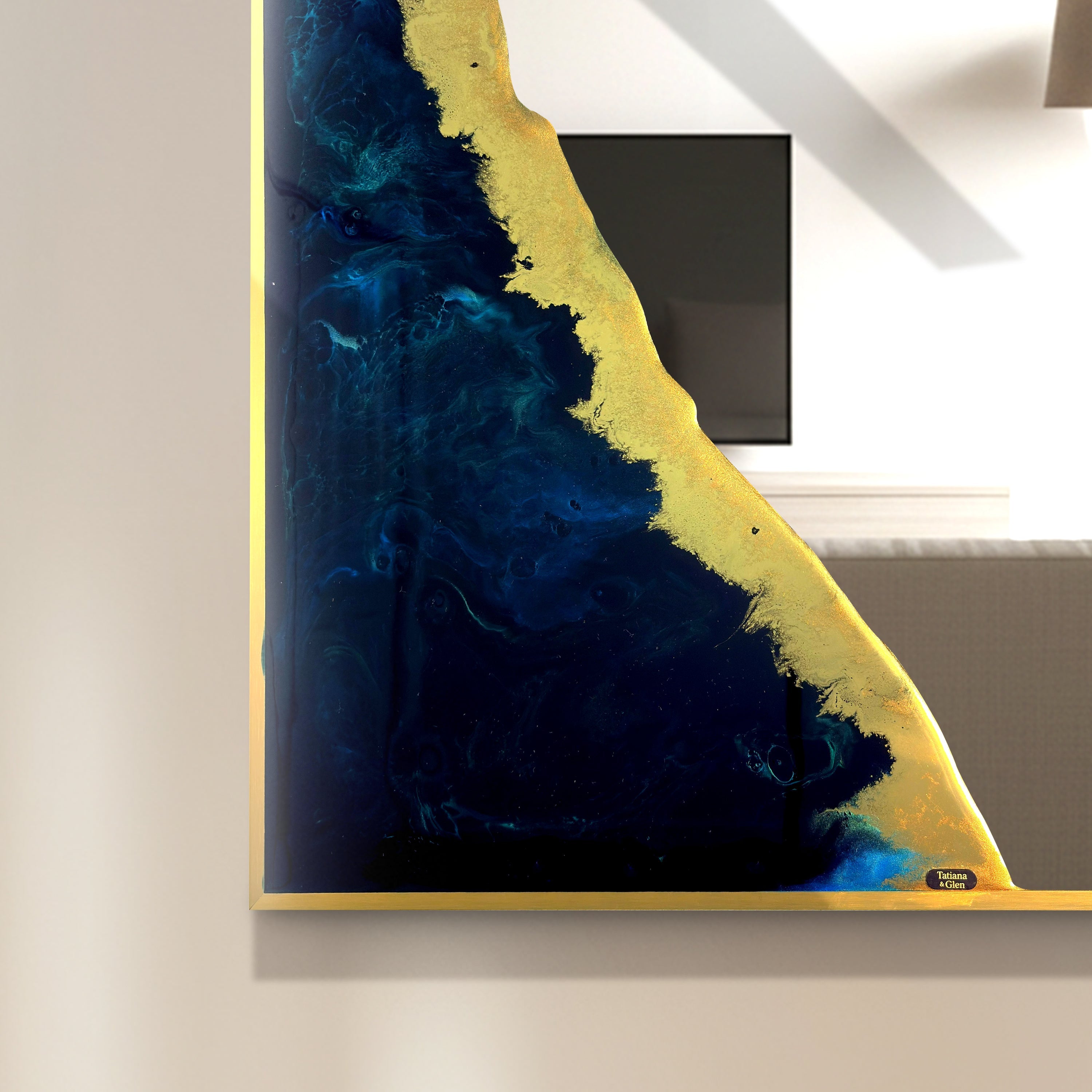 Hand Sculptured Arch Wall Mirror – Tatiana Glen | Crescent Tide Tatiana & Glen
