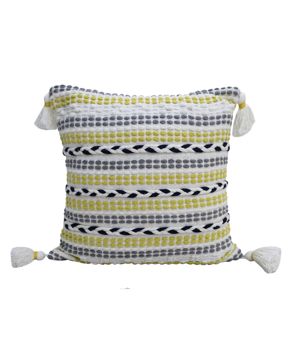 Throw Pillow with Braids for couch Vibhsa