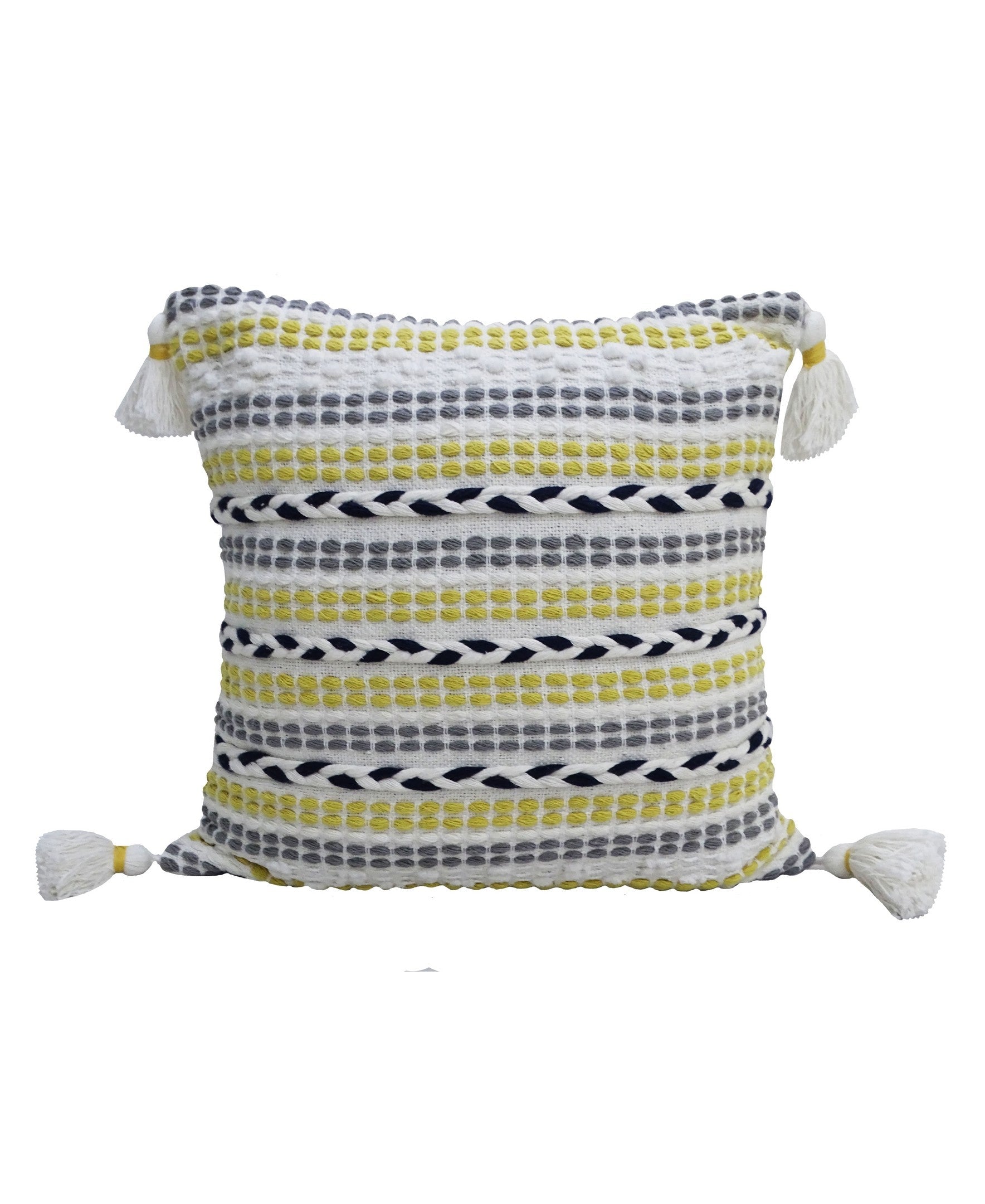 Throw Pillow with Braids for couch Vibhsa