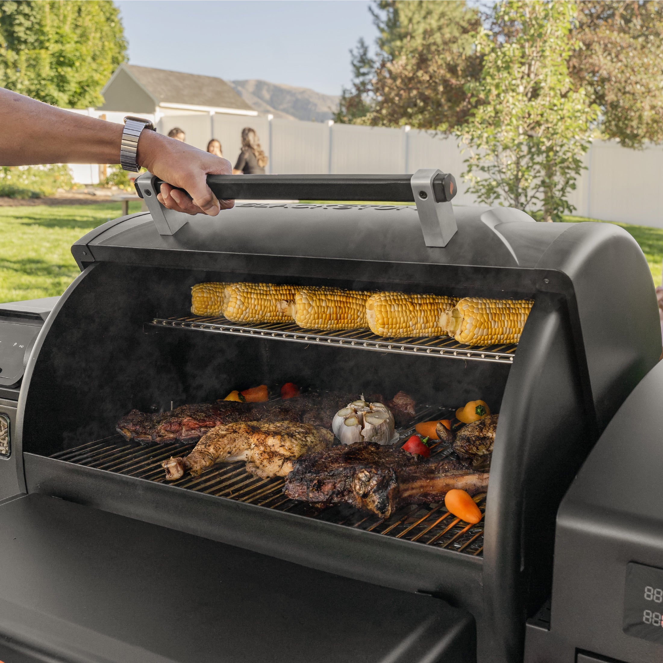 Blackstone 900 Pellet Grill Air Fryer Combo Blackstone Products (B2B)