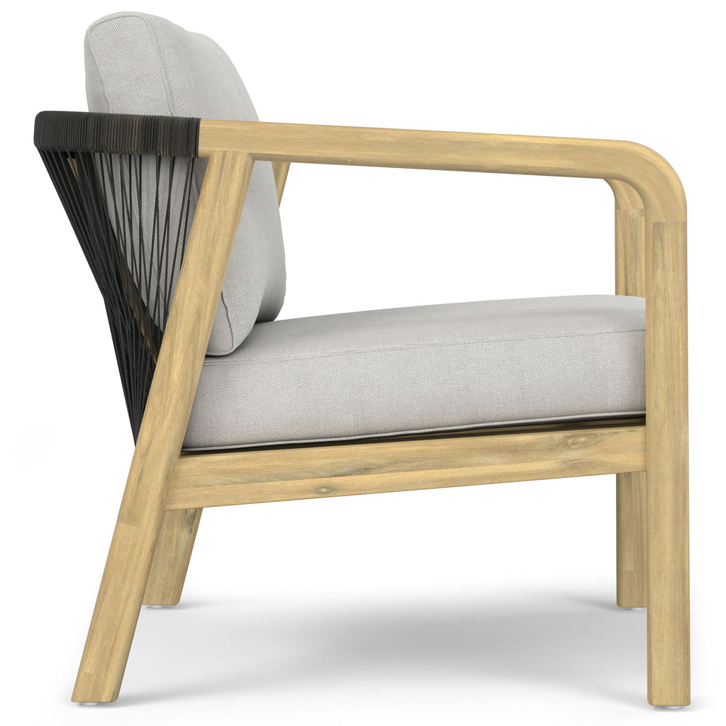 Palmetto - Outdoor Conversation Chair (Set of 2) - Stone Gray Unique Piece Furniture
