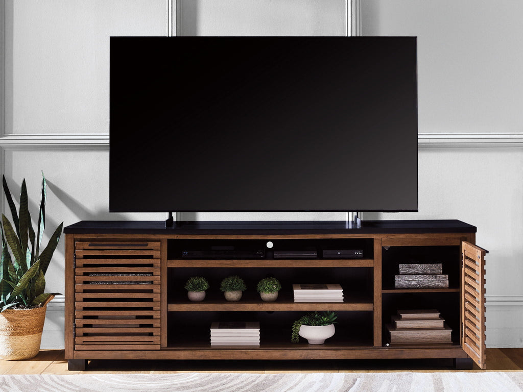Kallari - TV Stand With Fireplace Option Unique Piece Furniture