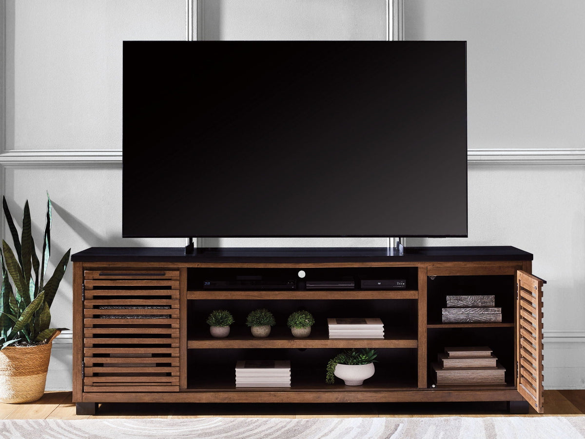 Kallari - TV Stand With Fireplace Option Unique Piece Furniture