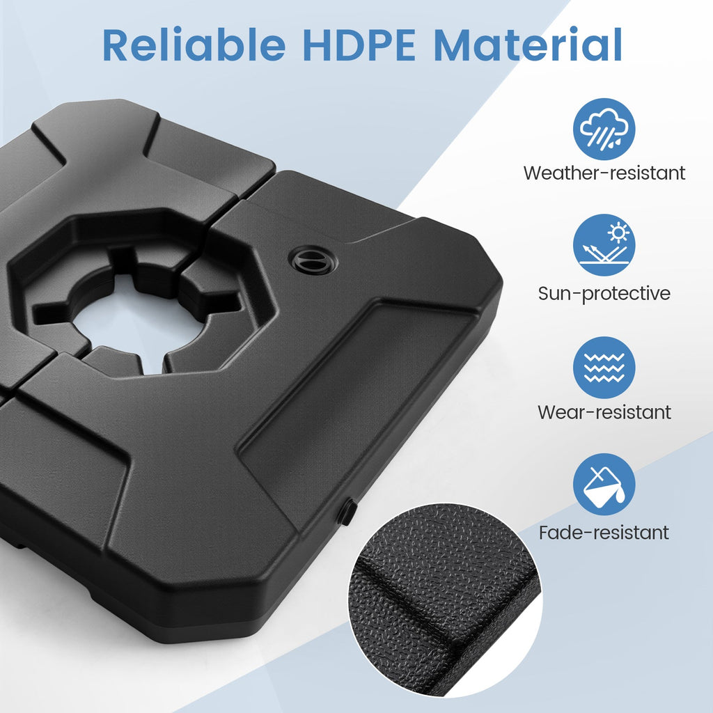 274 LBS Cantilever Patio Umbrella Base with Handles DirectDeals
