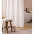 Capri Tufted Shower Curtain Busa Designs