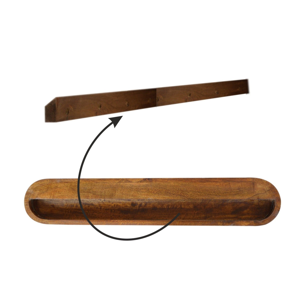 London - Floating Console - Chestnut Unique Piece Furniture