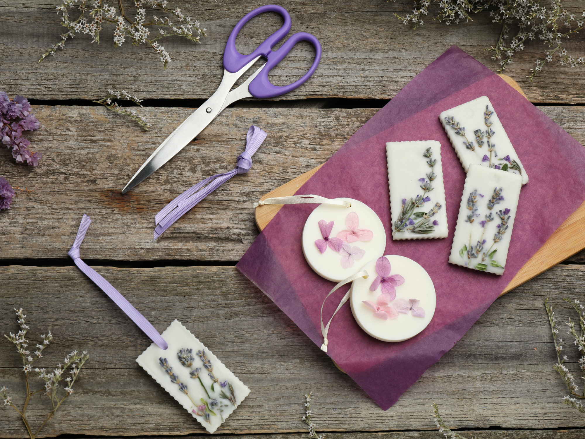 Botanical Wax Sachet | Floral & Romantic | Rose Jasmine