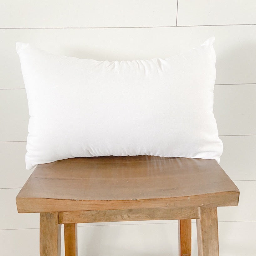 12x20 inch Luxury Faux Down Pillow inserts Cotton and Crate