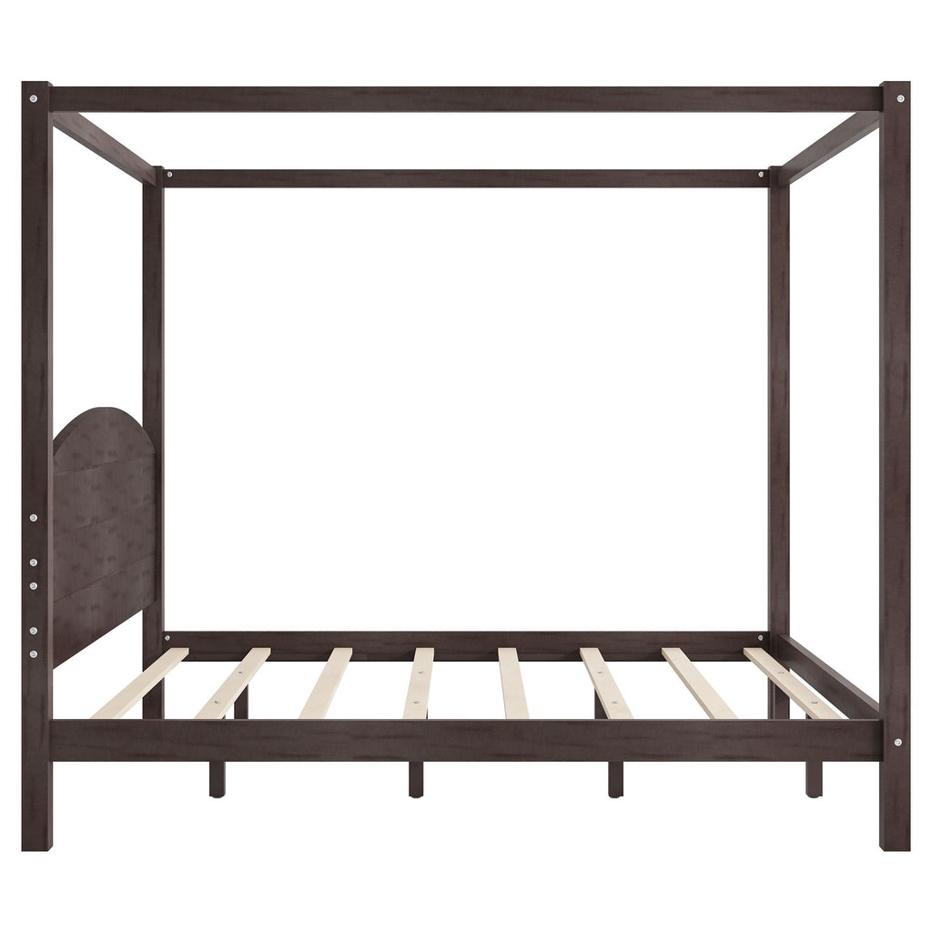 anopy Platform Bed With Headboard And Support Legs Unique Piece Furniture