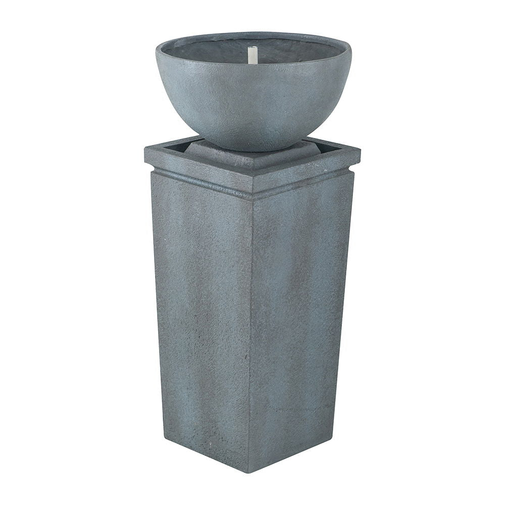 Zen Bowl Water Fountain, Outdoor Bird Feeder / Bath Fountains, Relaxing Water Feature For Garden Unique Piece Furniture