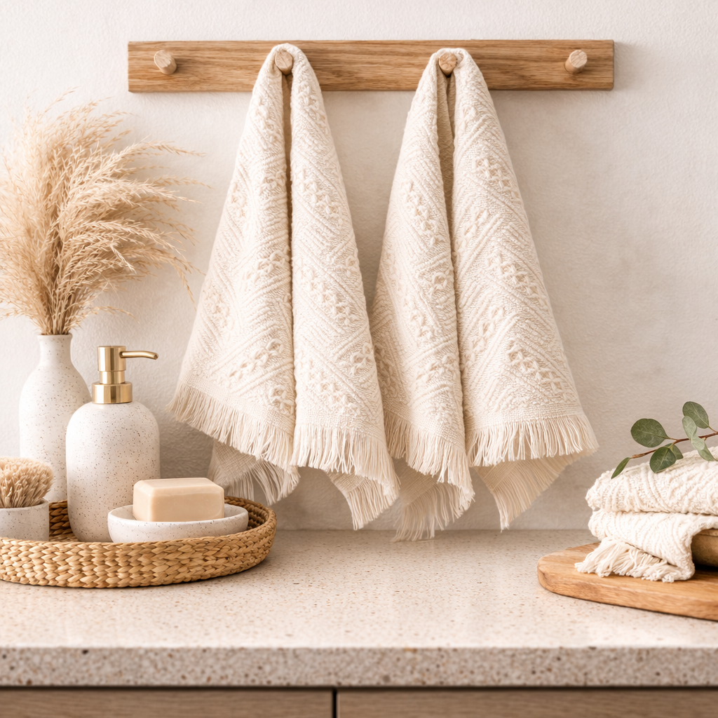 Luma Turkish Cotton Hand Towels Busa Designs