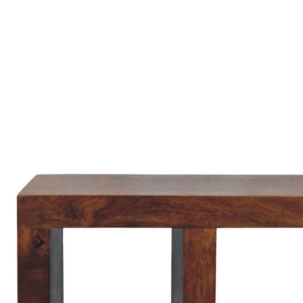 Orion - Curved Media Unit - Brown Unique Piece Furniture