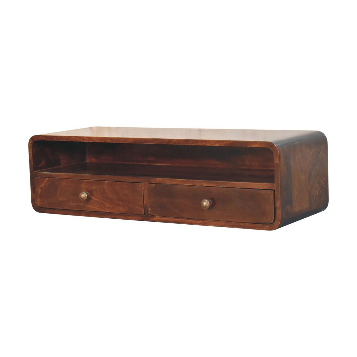 Floating Open Console - Walnut Unique Piece Furniture