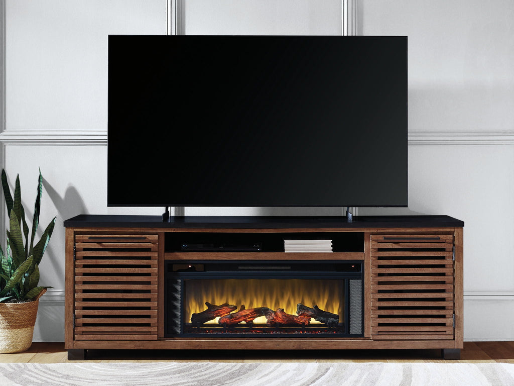 Kallari - TV Stand With Fireplace Option Unique Piece Furniture