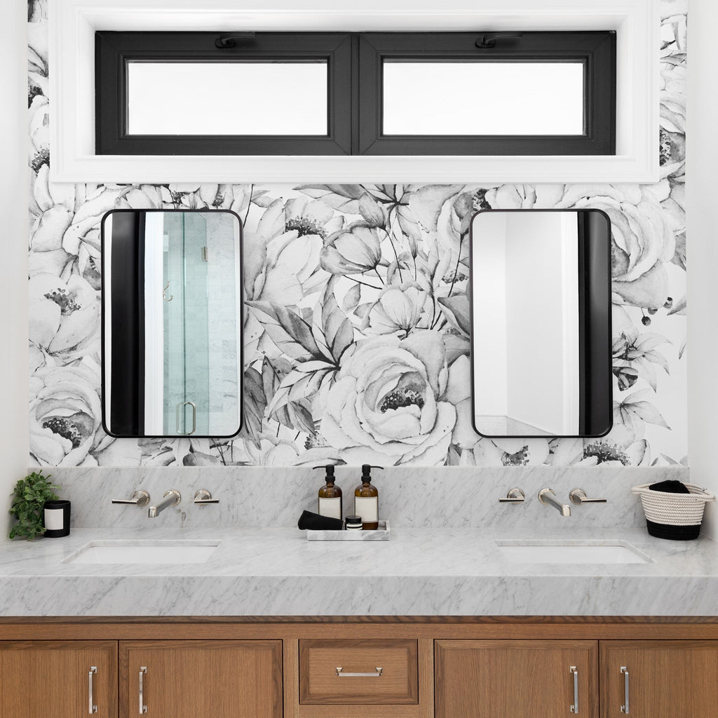 Juliet (Dark) Wallpaper - 14 FT H X 9.5 FT W LUXE WALL BLUSH