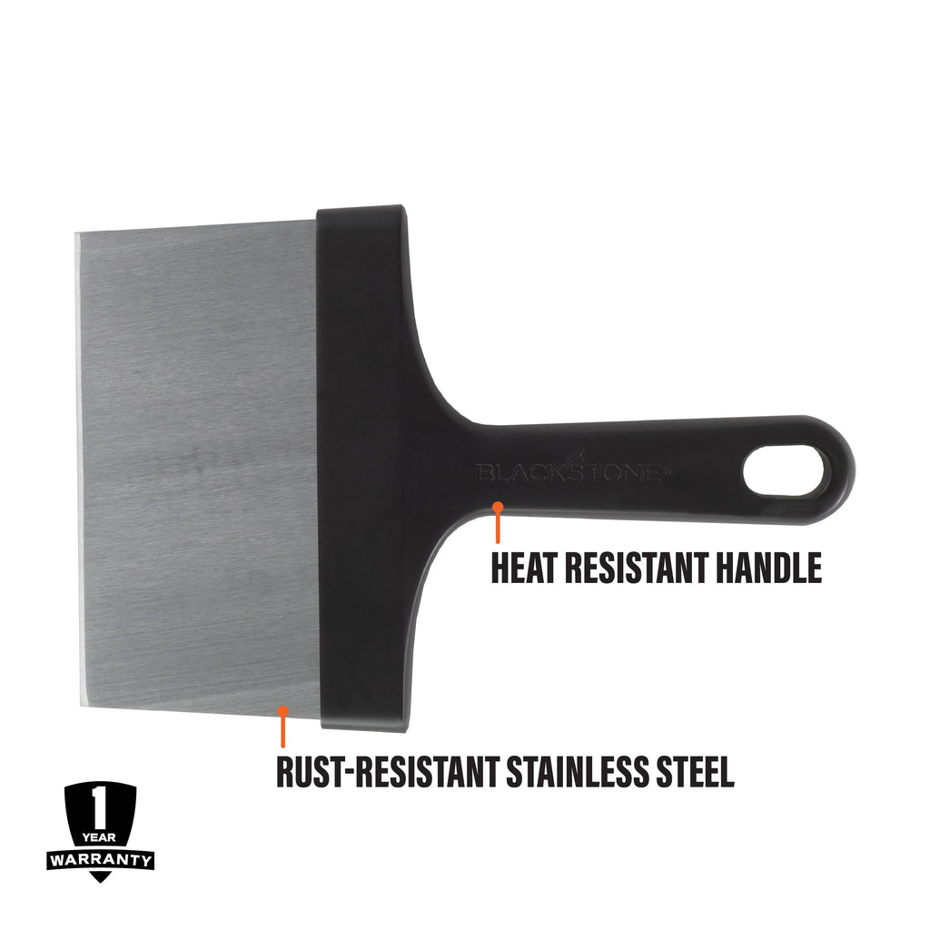 Blackstone 6" Scraper with Plastic Handle Blackstone Products (B2B)