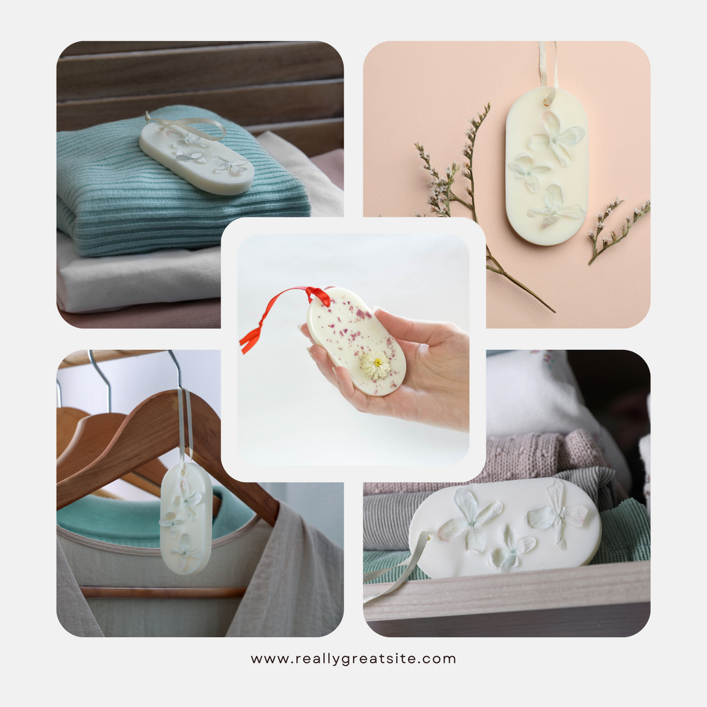 Botanical Wax Sachet | Floral & Romantic | Rose Jasmine