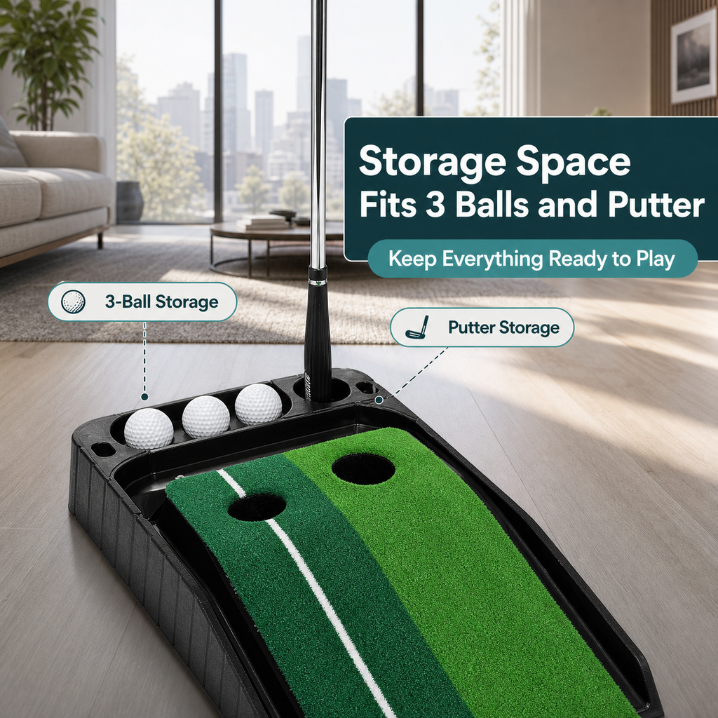 Golf Putting Mat Portable (8FT/10FT) Yunic Golf