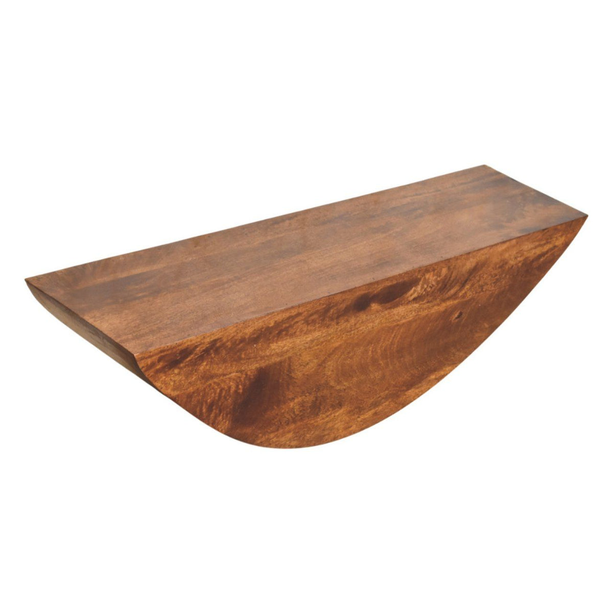 Crescent - Floating Wall Shelf - Brown Unique Piece Furniture