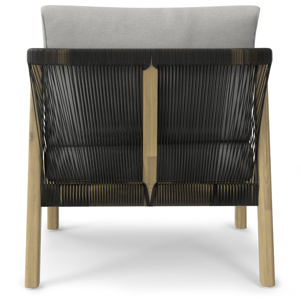 Palmetto - Outdoor Conversation Chair (Set of 2) - Stone Gray Unique Piece Furniture